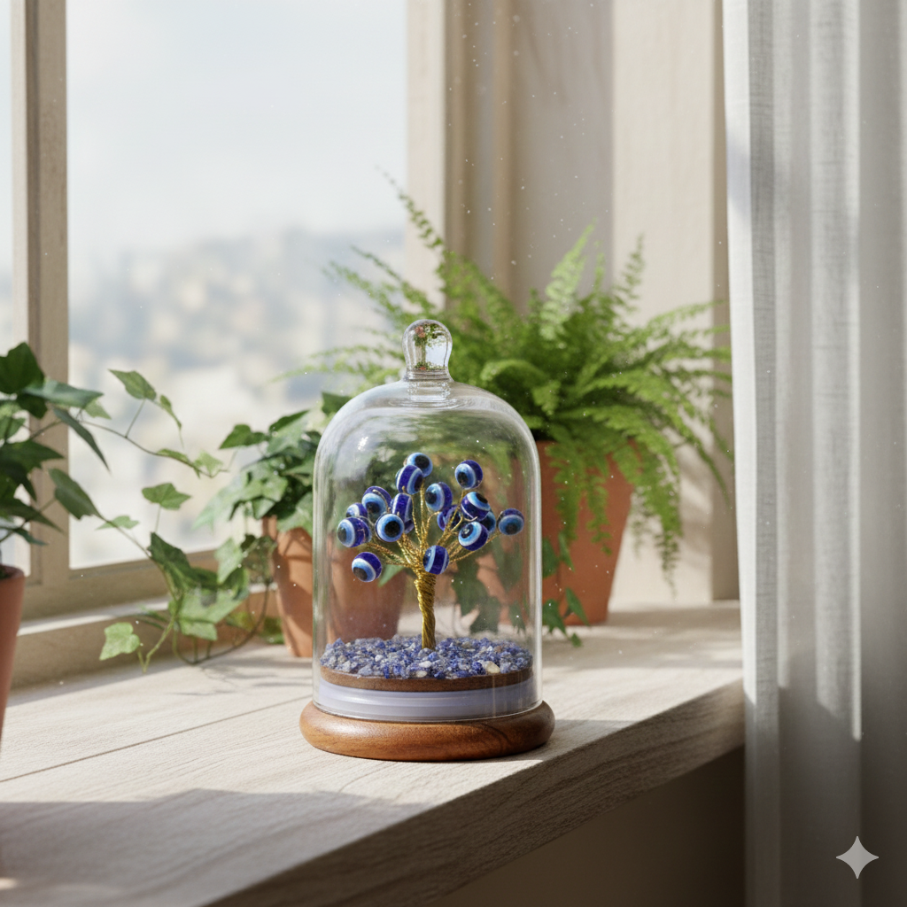 Evil Eye Tree For Protection, Luck and Home Decor