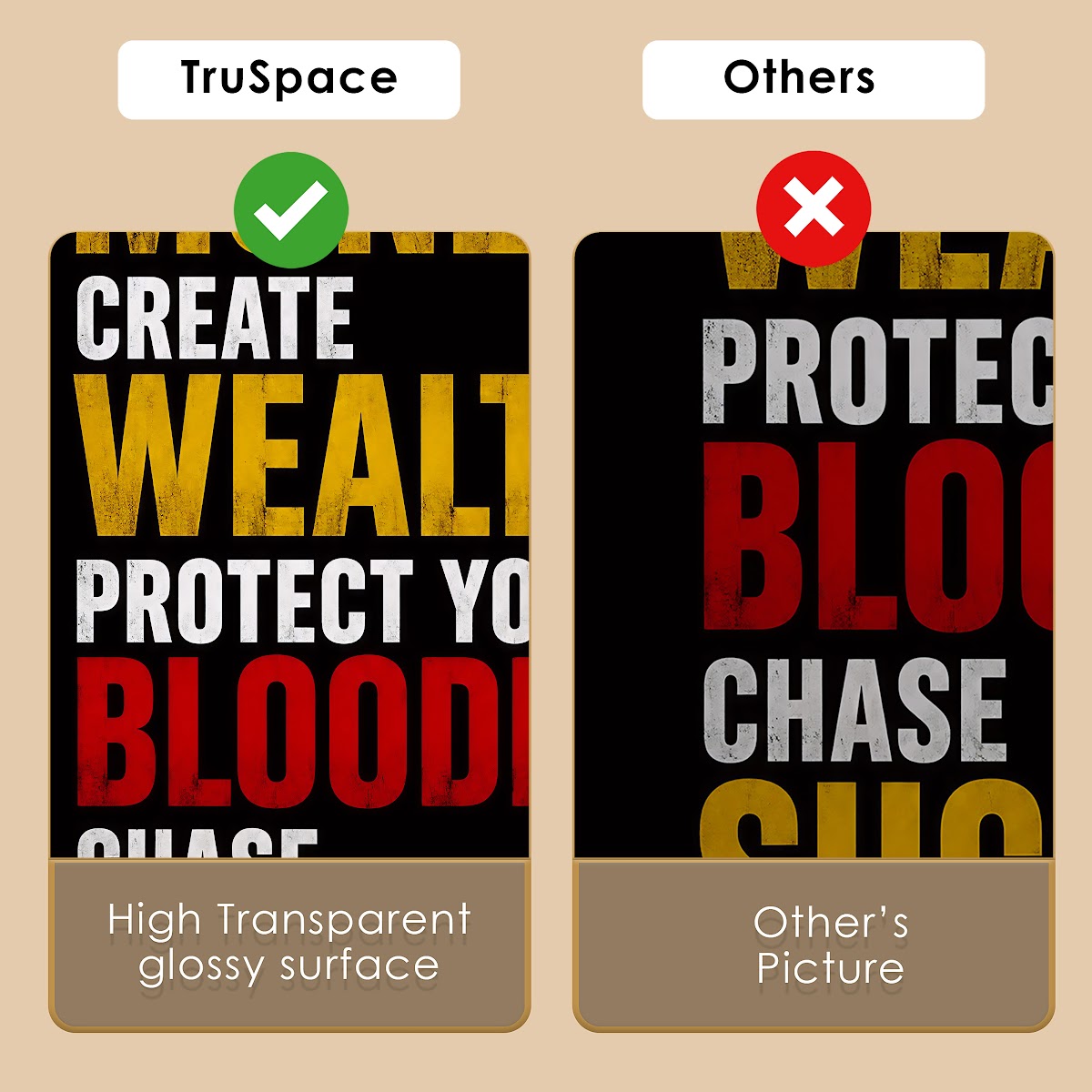 Build Money Create Wealth Protect Your Bloodline Chase Success motivational quote wall art – QT007