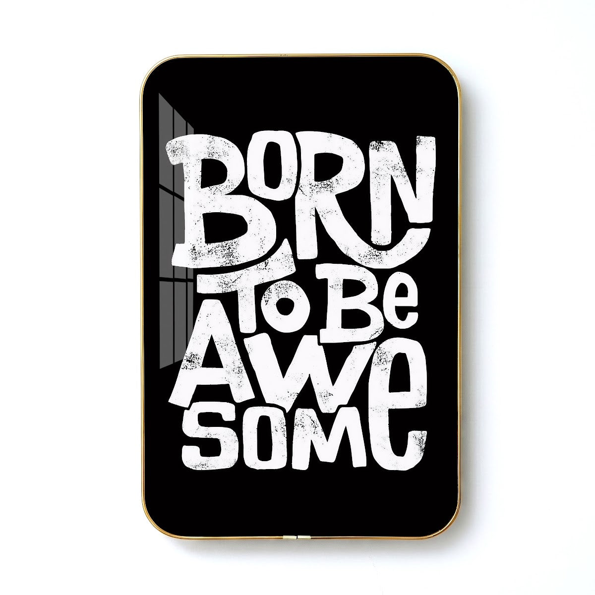 Born to Be Awesome motivational quote wall art – QT010