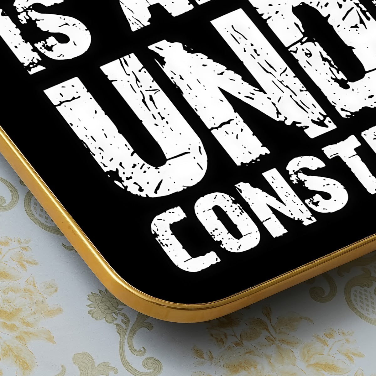 The Road to Success Is Always Under Construction motivational quote wall art – QT014