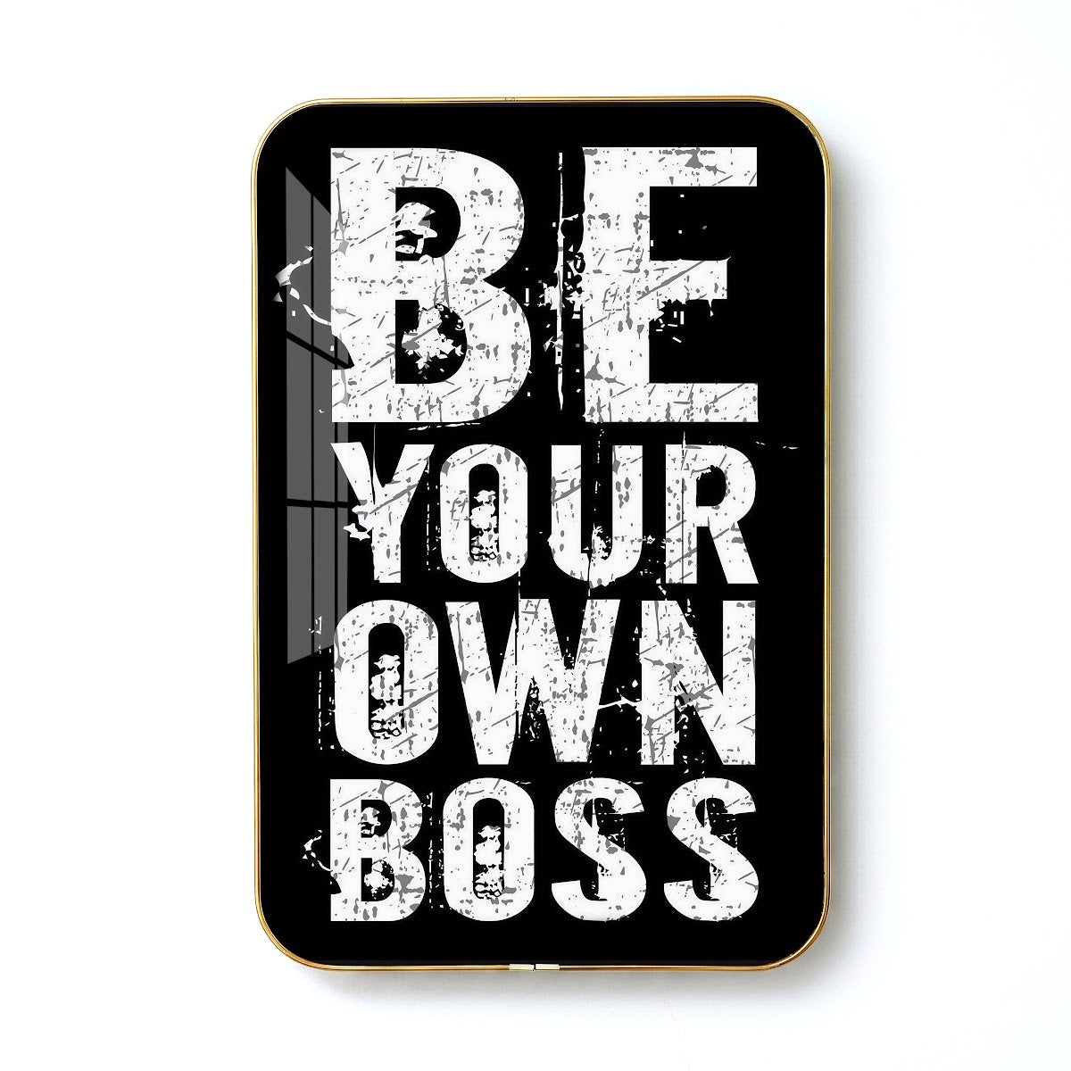 Be Your Own Boss motivational quote wall art – QT019