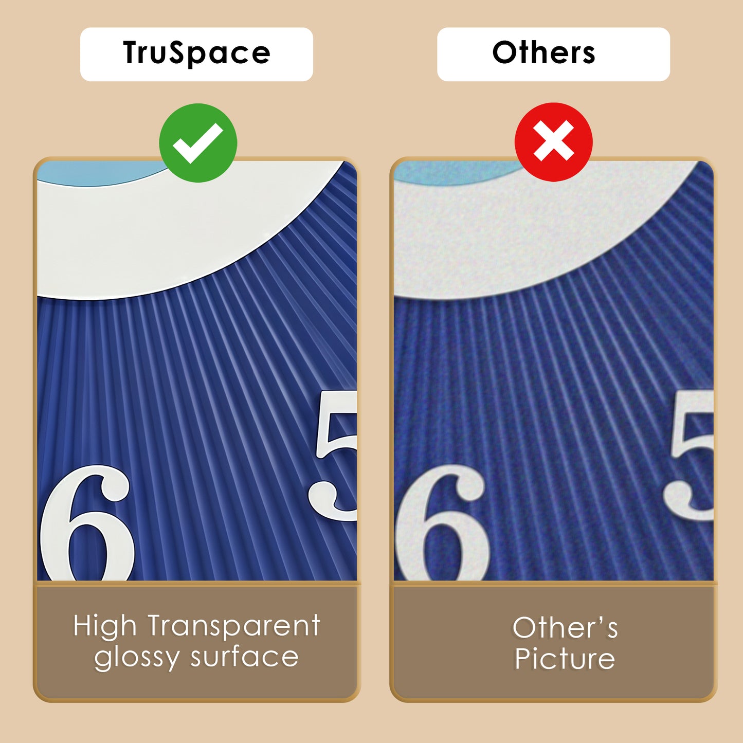 Truspace R001 wall clock product image