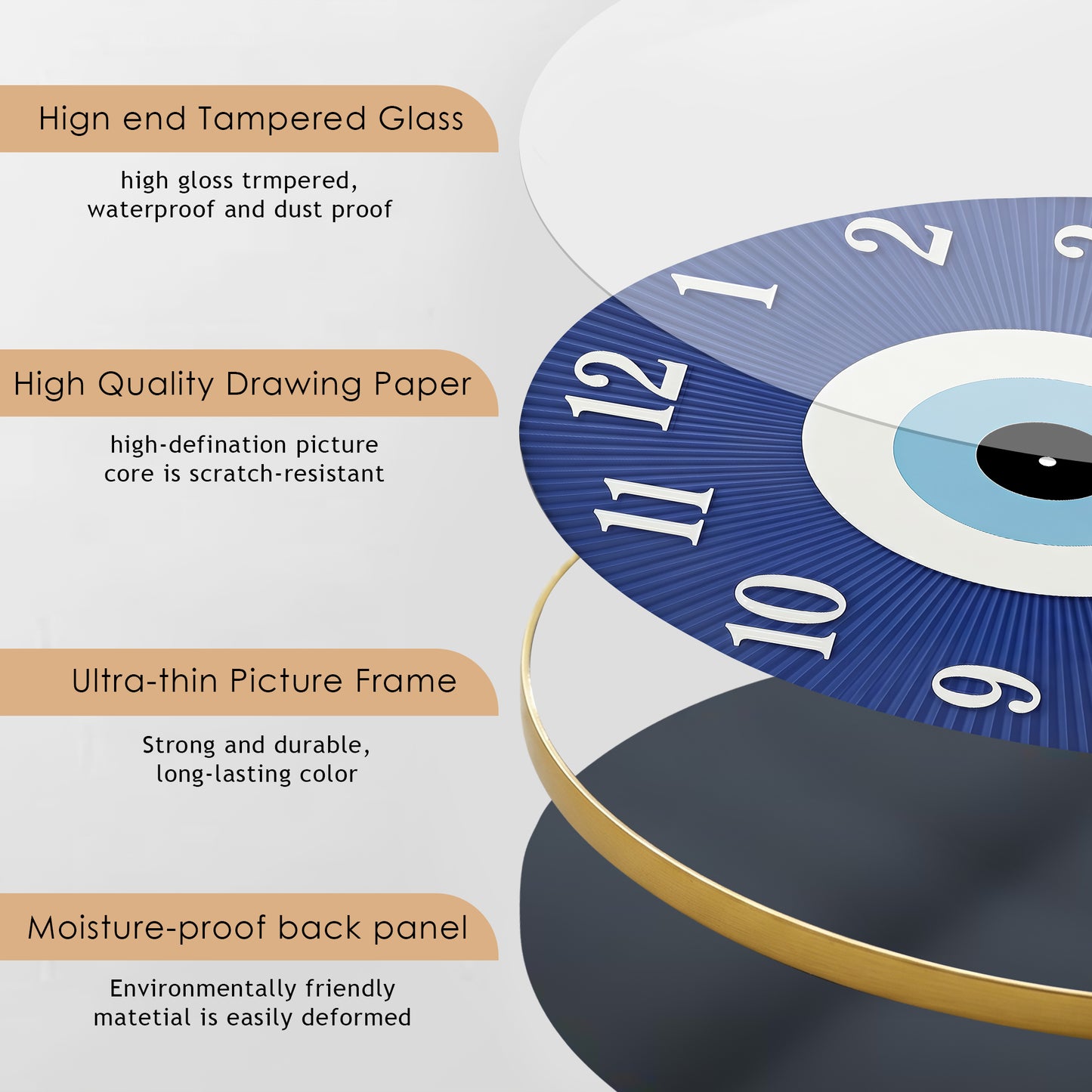 Truspace R001 wall clock product image