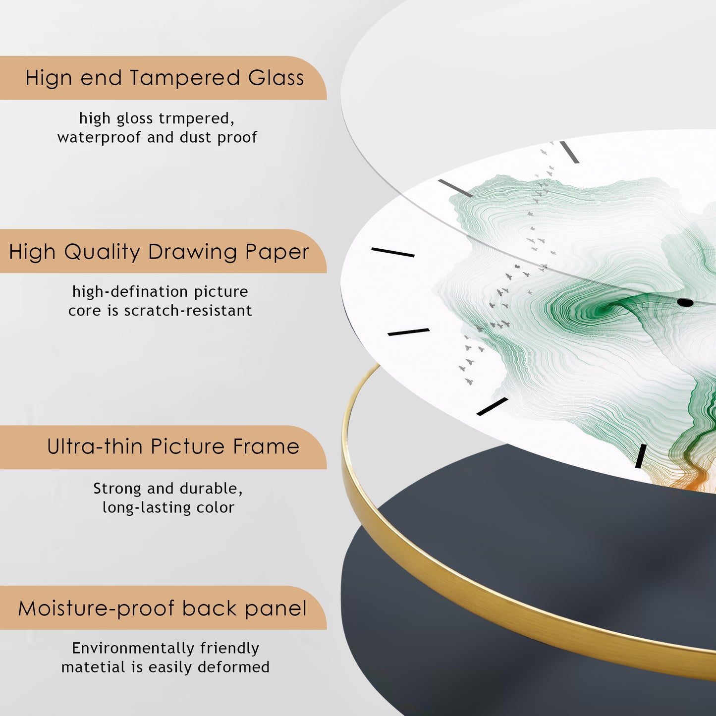 Truspace R007 wall clock product image