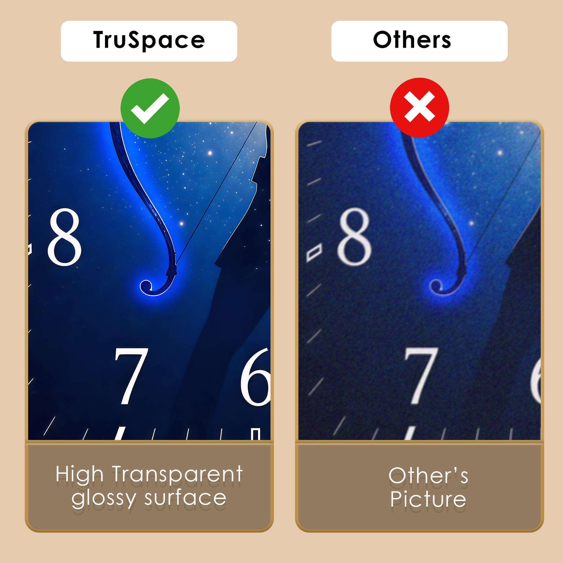 Truspace V004 wall clock product image