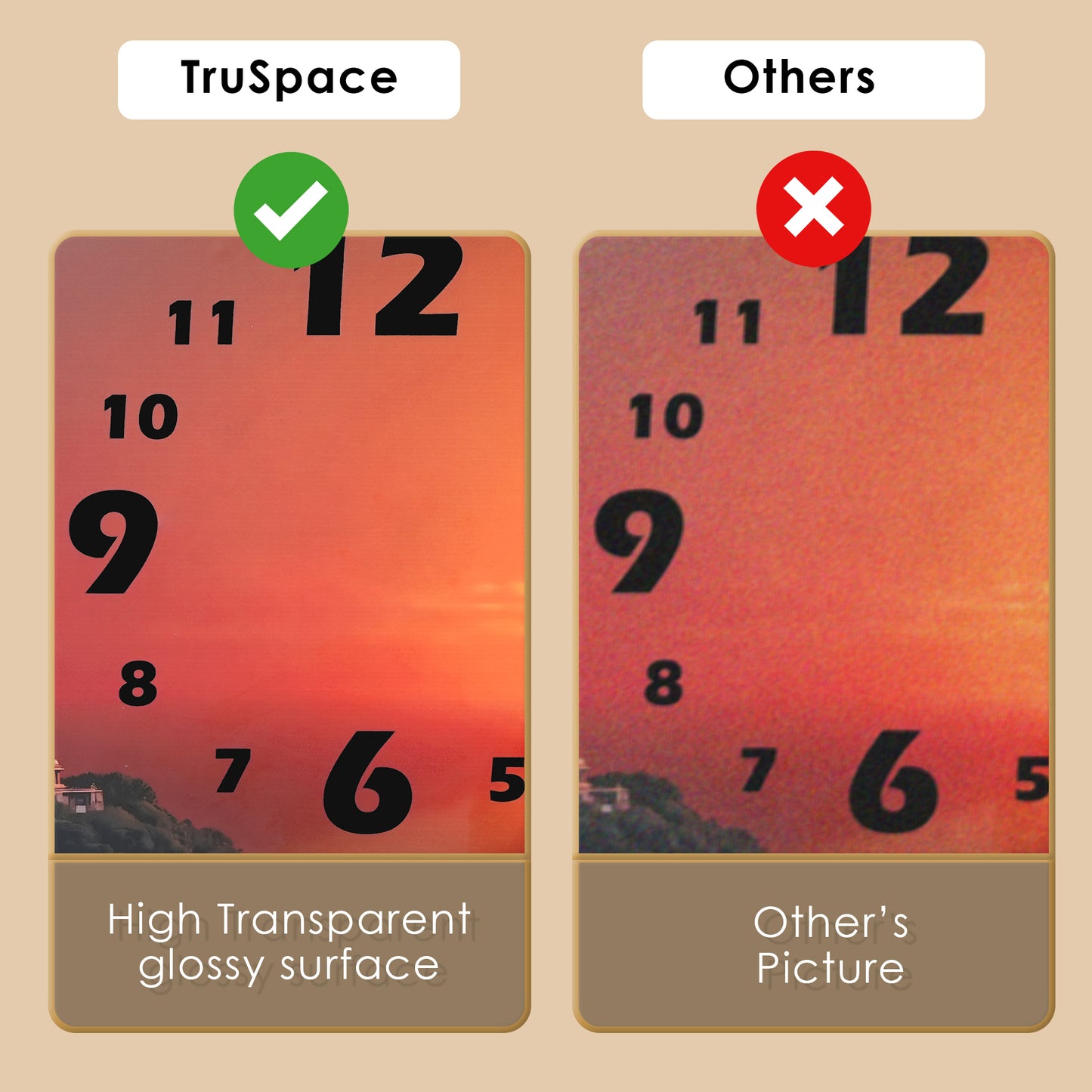 Truspace H001 wall clock product image