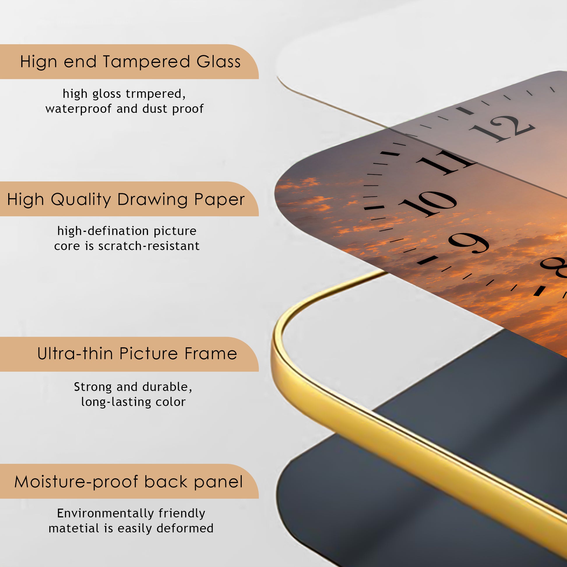 Truspace V007 wall clock product image
