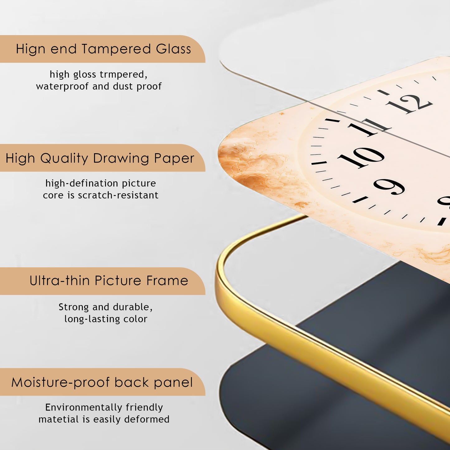 Truspace V008 wall clock product image