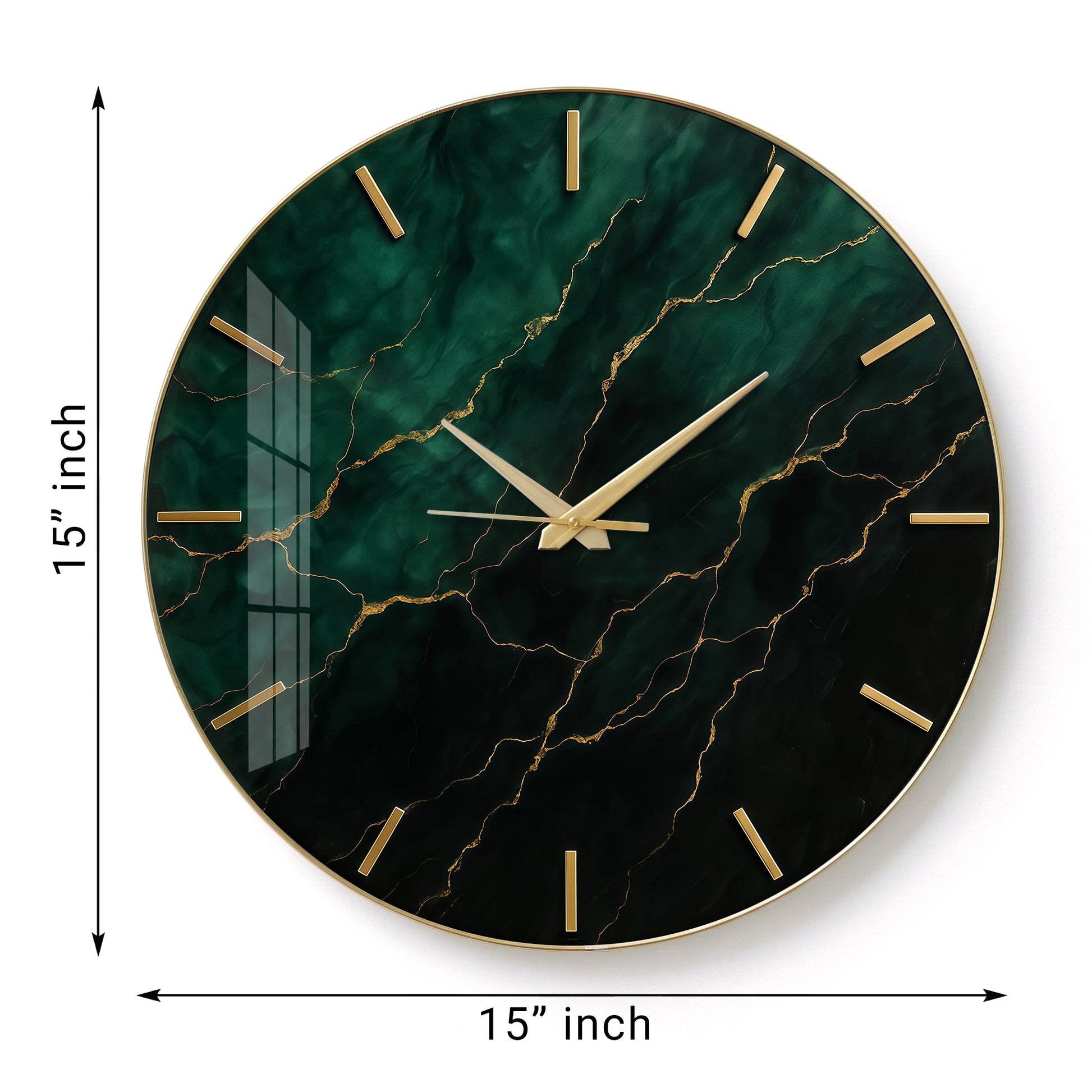 Truspace R002 wall clock size diagram